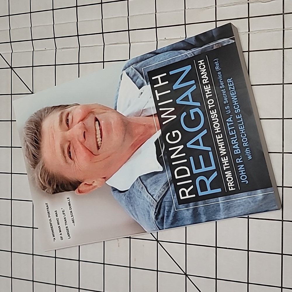 Riding with Reagan by J A Barletta‎ book - new